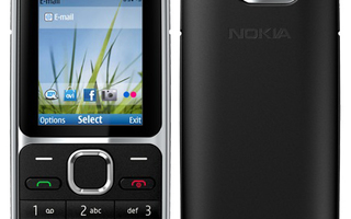 Nokia C2 puhelin - musta