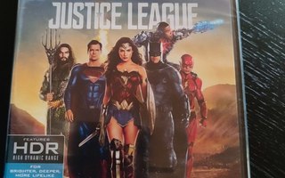 Justice League  4K Ultra HD + Blu-ray,  UUSI