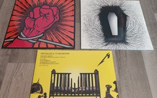 METALLICA LP studioalbumit 11kpl+garace inc