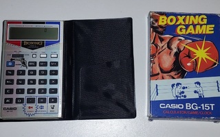 CASIO BG-15T BOXING GAME (1982) LASKIN & PELI PAKKAUKSESSA