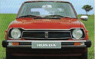 Honda Civic -esite, 70-luvun lopusta