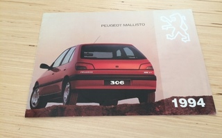 Myyntiesite - Peugeot mallisto - 1994