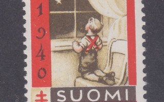 1940 TUB joulumerkki postituoreena.
