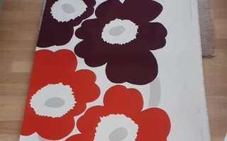 Marimekko Unikko puuvilla-pellava kangas 210x150 cm