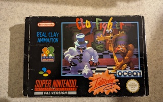 SNES 16-bit Super Nintendo " Clay Fighter " PAL UKV *RaRe*