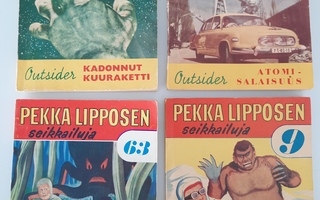 Pekka Lipposen seikkailuja nro  9, 18, 49, 63