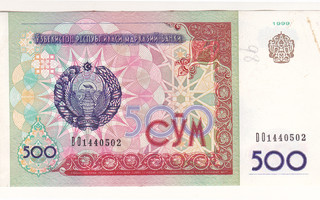 Uzbekistan 500 Som v.1999 P-81