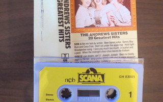 The Andrews Sisters: 20 Greatest Hits c-kasetti