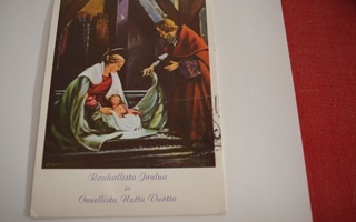 1960-luvun joulukortti