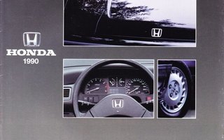 Honda mallisto -esite, 1990