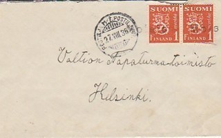 1936, Kirje Postivaunu , rivileima Moisio