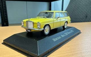 Mercedes Benz 220 diesel pienoismalli keltainen