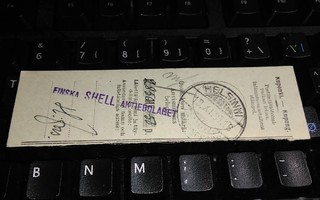 Shell -leima Postiosoituksen kuponki-osa