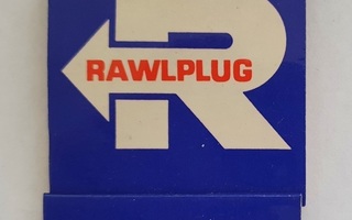 Rawlplug – täysi tulitikkuaski 70-luvulta