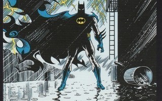 Batman vesisateessa (postikortti)