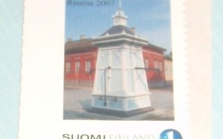 Omakuvamerkki Rauman Filatelistikerho 2007 kaivo