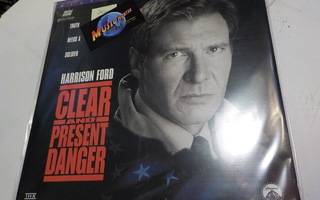 HARRISON FORD - CLEAR AND PRESENT DANGER 2x LASERDISC