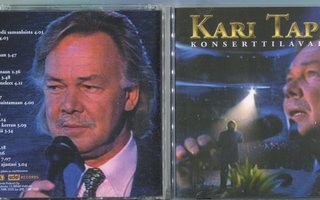 KARI TAPIO . 2 CD-LEVYÄ . KONSERTTILAVALLA