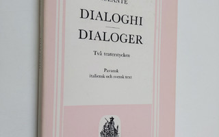 Angelo Beolco il Ruzante : Dialoghi Dialoger : (två teate...