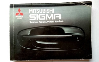 Mitsubishi Sigma Omistajan käsikirja Owners Handbook