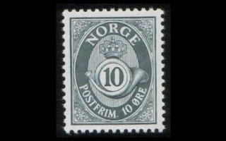 Norja 479x ** Postitorvi 10 öre X-paperi (1962)