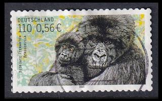 Saksa 2204 o Uhanalaisia eläimiä gorilla (2001)