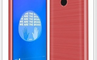 Huawei Y6 2018 / Honor 7A - Punainen geeli-suojakuori #24584