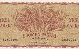Suomi  1 markka 1963  S2602006   kl 8