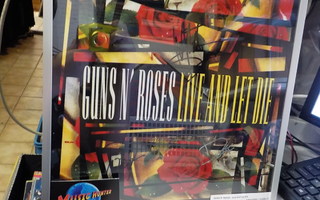 GUNS N' ROSES - LIVE AND LET DIE 12'' MAXI 3 NIMMARILLA