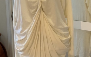 CARIN WESTER valk upea koriste rypytetty trikoo tunika  L