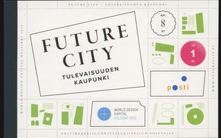 2012, Future City, vihko 8 kpl ikimerkkejä 1LK postituore