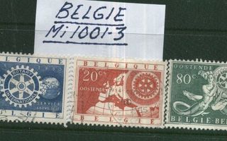 BELGIE  Mi  1001-3
