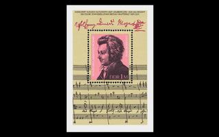 DDR 2572BL62 ** Wolfgang Amadeus Mozart (1981)