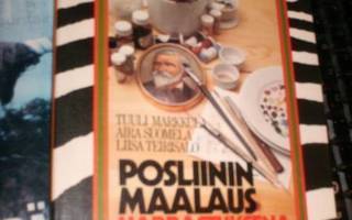 Markkula ym. : POSLIININMAALAUS HARRASTUKSENA ( 1 p. 1981 )
