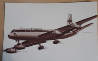 Postikortti Finnair 1969   Douglas DC-8-62