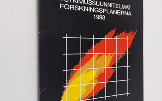 Jukka Matinlinna : LIEKKI 2 : tutkimussuunnitelmat 1993 =...
