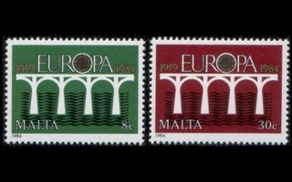 Malta 704-5 ** Europa (1984)
