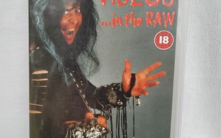 vhs W.A.S.P. videos ...in the Raw