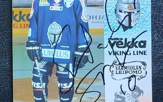 Jääkiekkoilija Sebastian Sulku HPK 2002-2003 nimmari