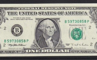 Seteli USA 1995 1 dollari kl 9