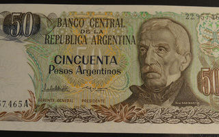 Argentiina 1983 50 Pesos Argentinos