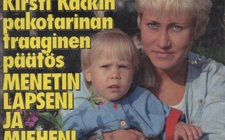 Seura n:o 27 1991 Miss Suomi. Kirsi Käck. Kai Hyttinen.