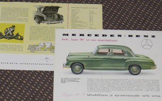 1955 Mercedes-Benz 180 D esite - suom - KUIN UUSI
