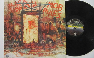 Black Sabbath Mob Rules LP Hollantilainen