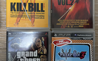 PSP Grand Theft Auto, Patapon 3 & Kill Bill vol 1-2
