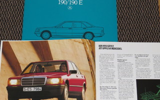 1983 Mercedes-Benz 190 / 190E esite - 28 siv - KUIN UUSI