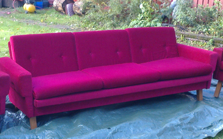 60(?)-luvun levitettävä sohva