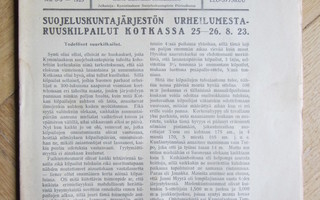 KYMENLAAKSON VARTIO NO 8-9 1923 SUOJELUSKUNTALEHTI