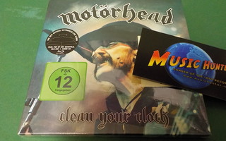 MOTÖRHEAD - CLEAN YOUR CLOCK UUSI CD + BLU-RAY