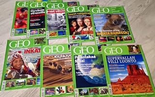 GEO lehtiä vuosilta 2009-2013